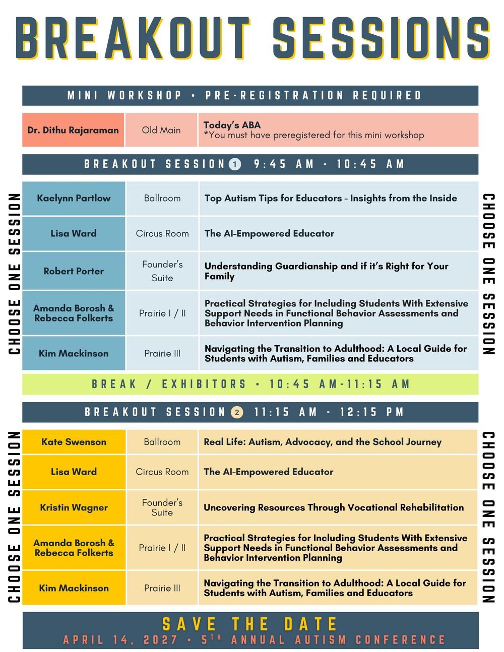 TAC 2026 Conference Breakout Sessions